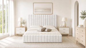 Crushed Velvet White