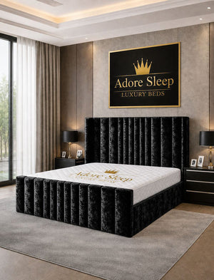 Crushed Velvet Black