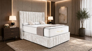 Crushed Velvet White