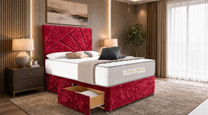 Crushed Velvet Red