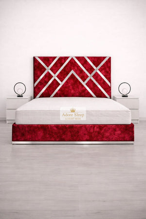 Crushed Velvet Red