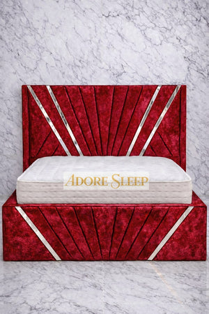 Crushed Velvet Red