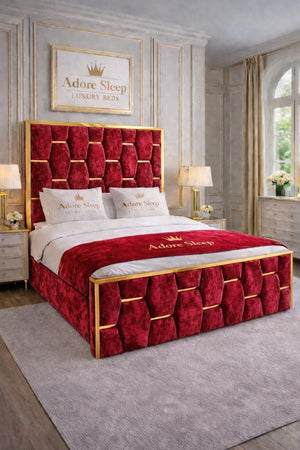 Crushed Velvet Red
