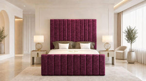 Crushed Velvet Aubergine