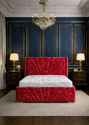 Crushed Velvet Red