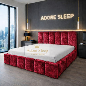 Crushed Velvet Red
