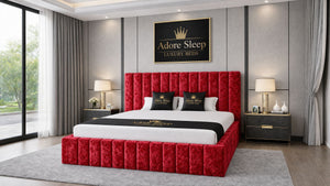 Crushed Velvet Red