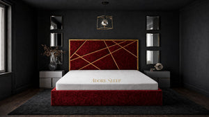 Crushed Velvet Red