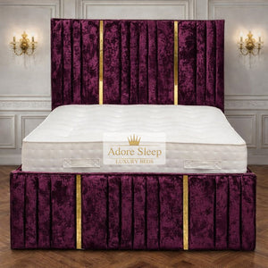 Crushed Velvet Aubergine