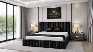 Crushed Velvet Black
