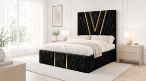Crushed Velvet Black