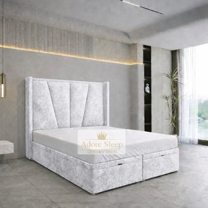 Crushed Velvet White