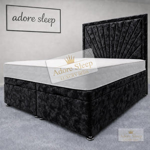 Crushed Velvet Black